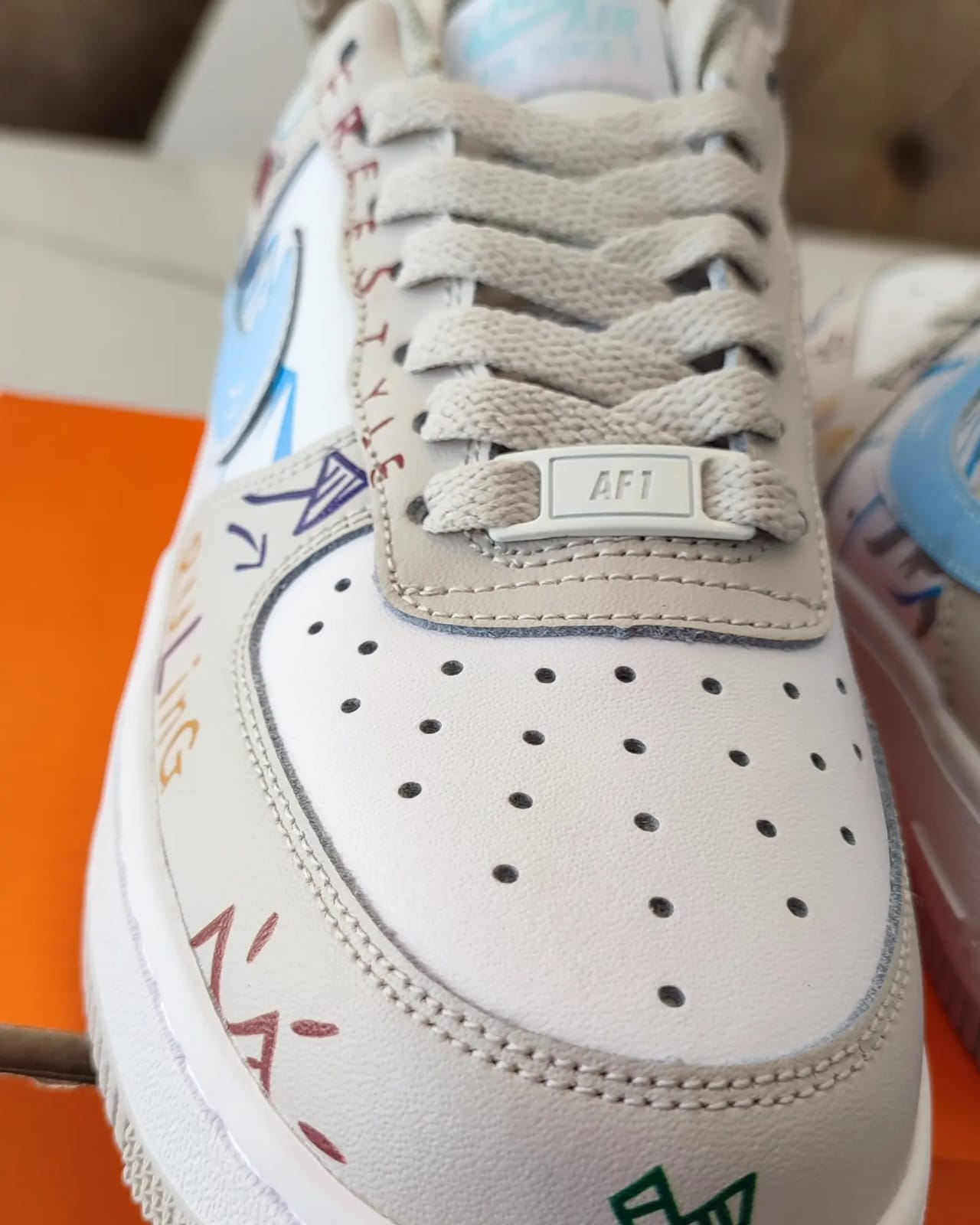 Zapatillas Nike Air Force 1 Custom Doodle (foto 3)