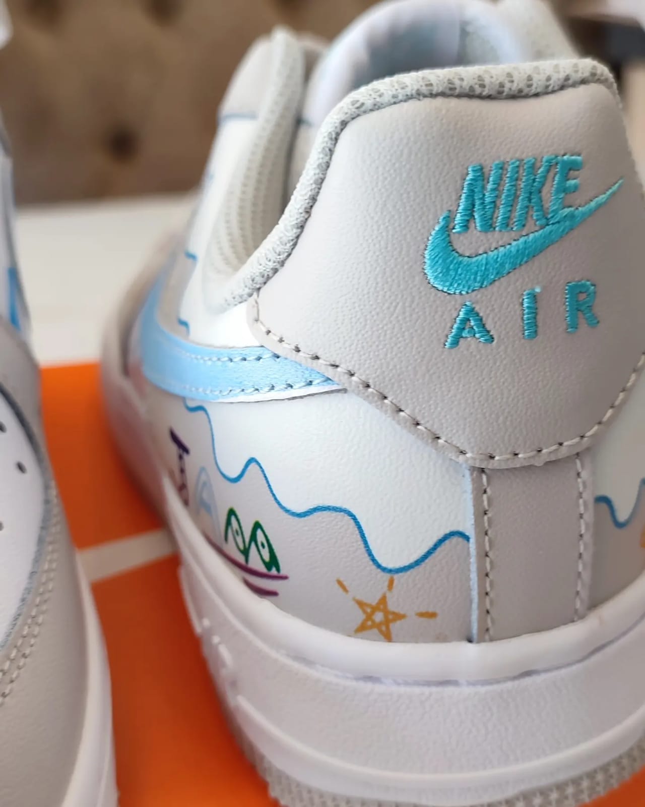 Zapatillas Nike Air Force 1 Custom Doodle (foto 5)