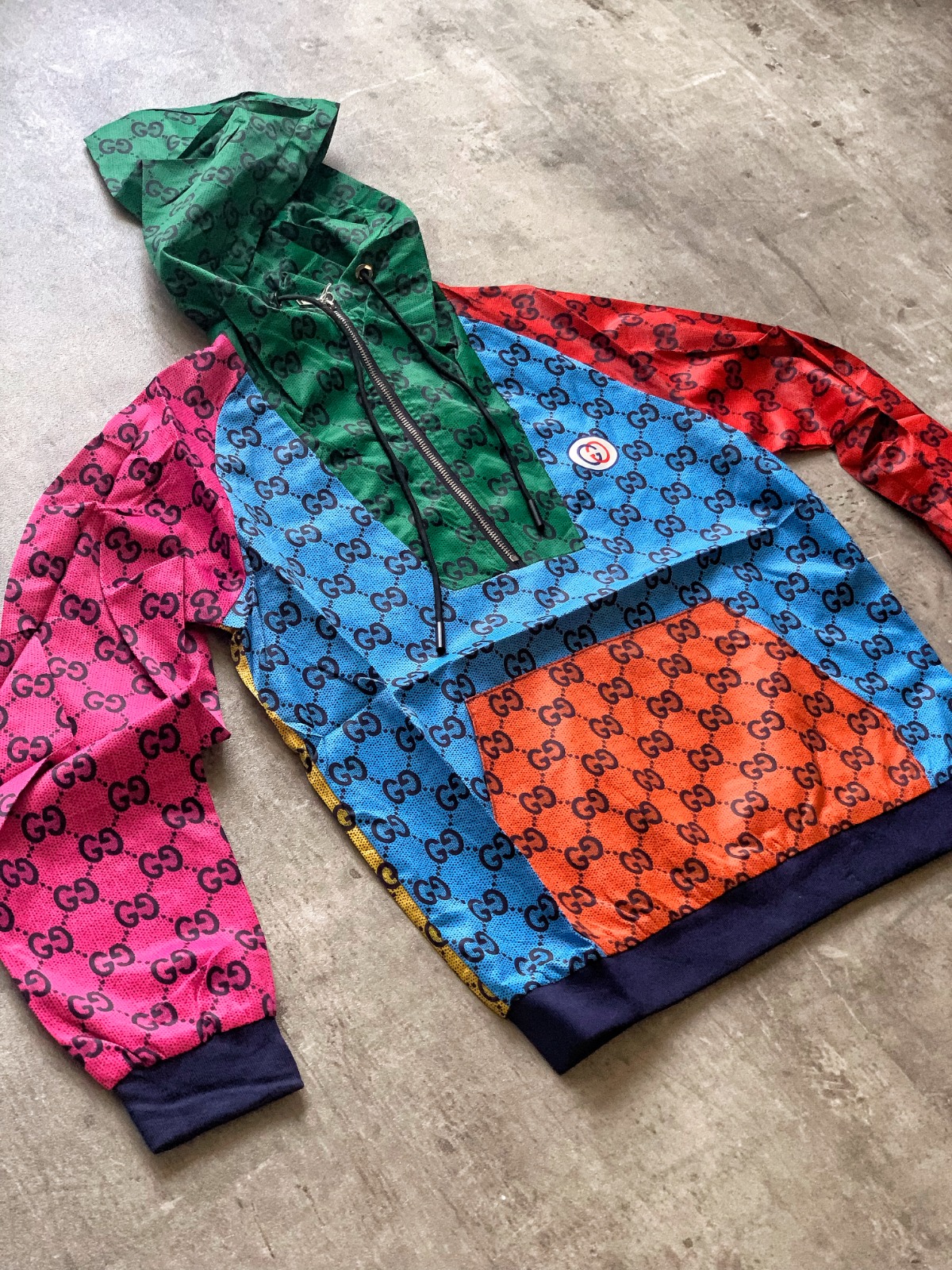 Campera Rompevientos Gucci GG Multicolor (foto 3)