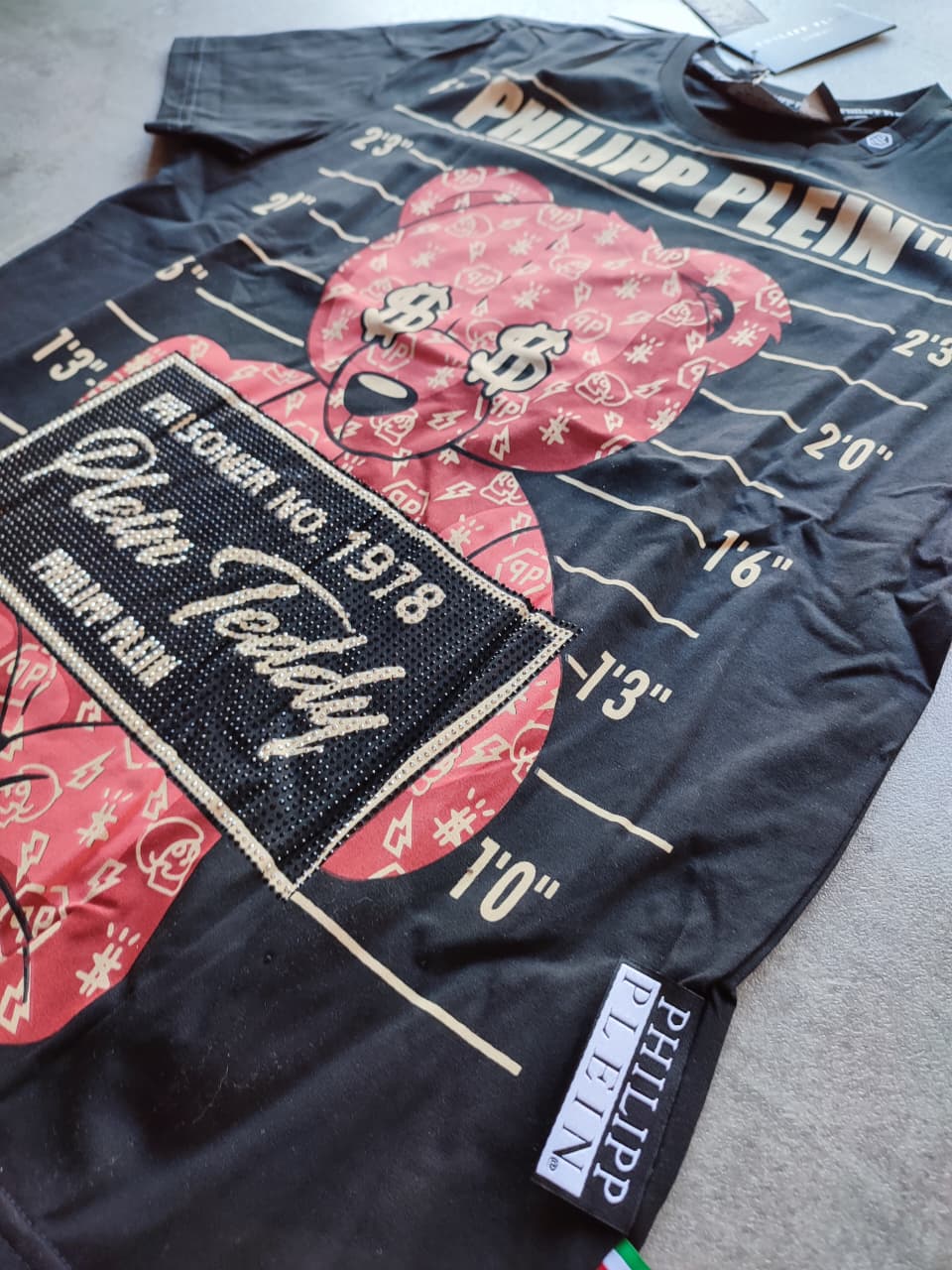 Remera Philipp Plein "Plein Teddy Prisoner" Black Edition (foto 2)