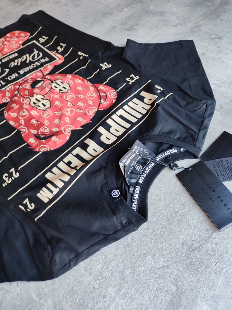 Remera Philipp Plein "Plein Teddy Prisoner" Black Edition (foto 3)