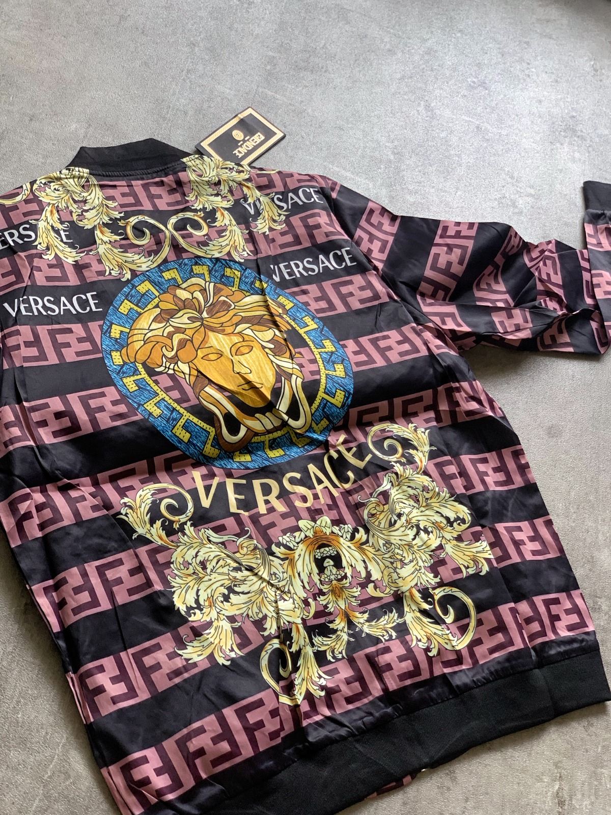 Campera Rompevientos Versace x Fendi "Fendace" Medusa & FF Monogram (foto 3)