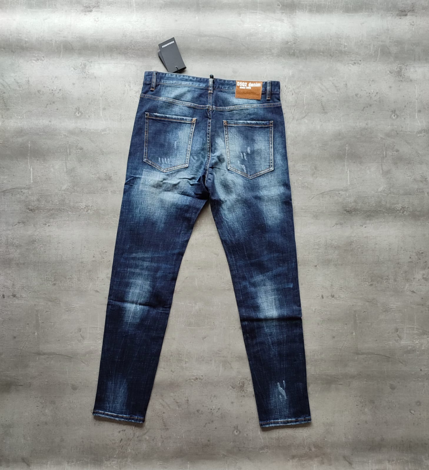 Jean Dsquared2 Slim Fit Azul Desgastado Premium (foto 4)