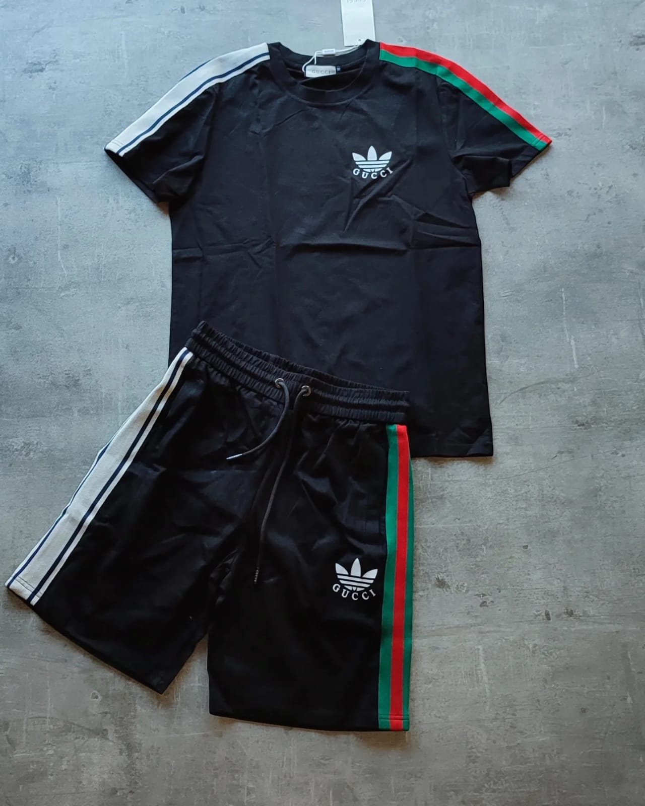 Conjunto Corto Adidas x Gucci Negro