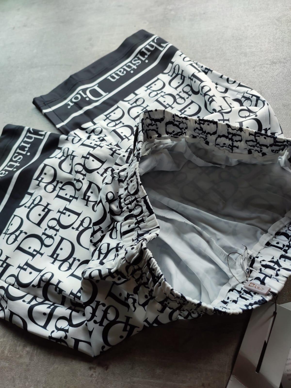 Short Christian Dior Blanco Oblique (foto 2)