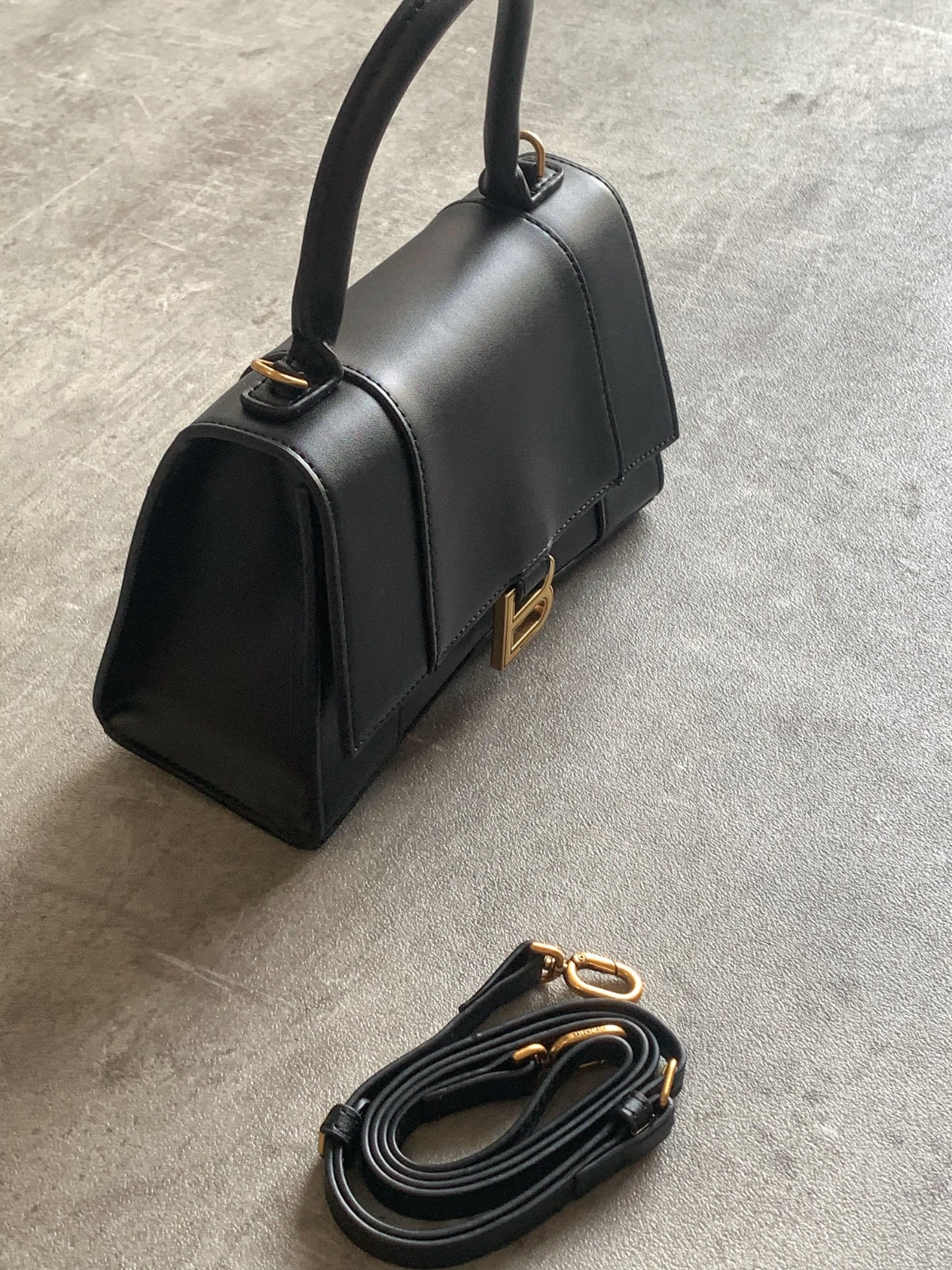 Cartera Balenciaga Hourglass Black (foto 2)