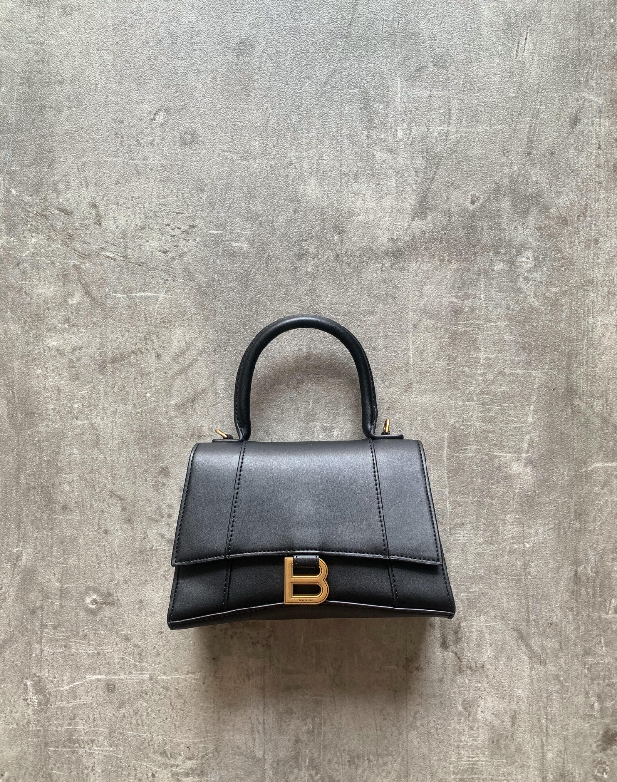 Cartera Balenciaga Hourglass Black (foto 3)