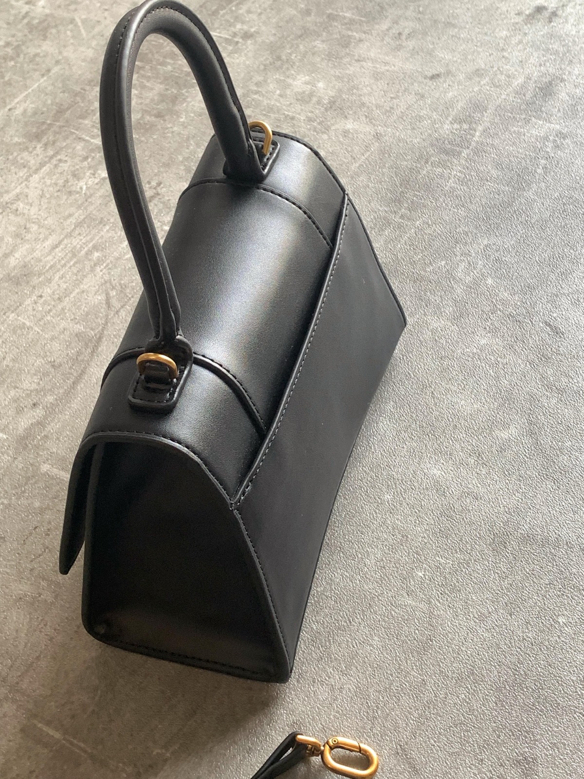 Cartera Balenciaga Hourglass Black (foto 4)