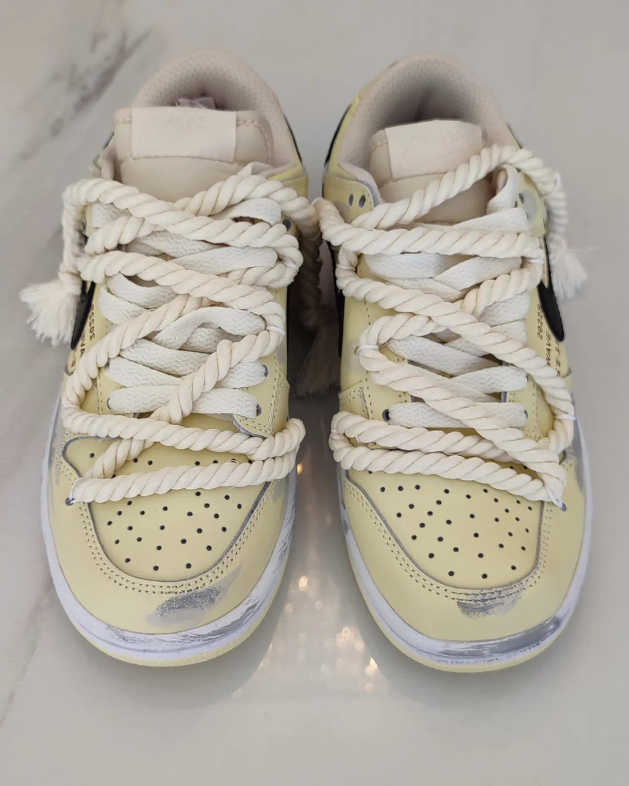 Nike Dunk Low "Rope Coffee" Custom (foto 2)