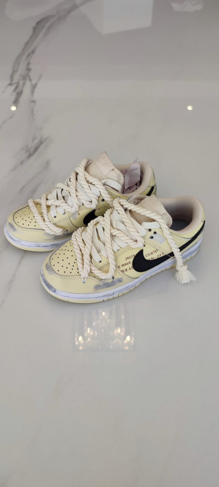 Nike Dunk Low "Rope Coffee" Custom (foto 3)