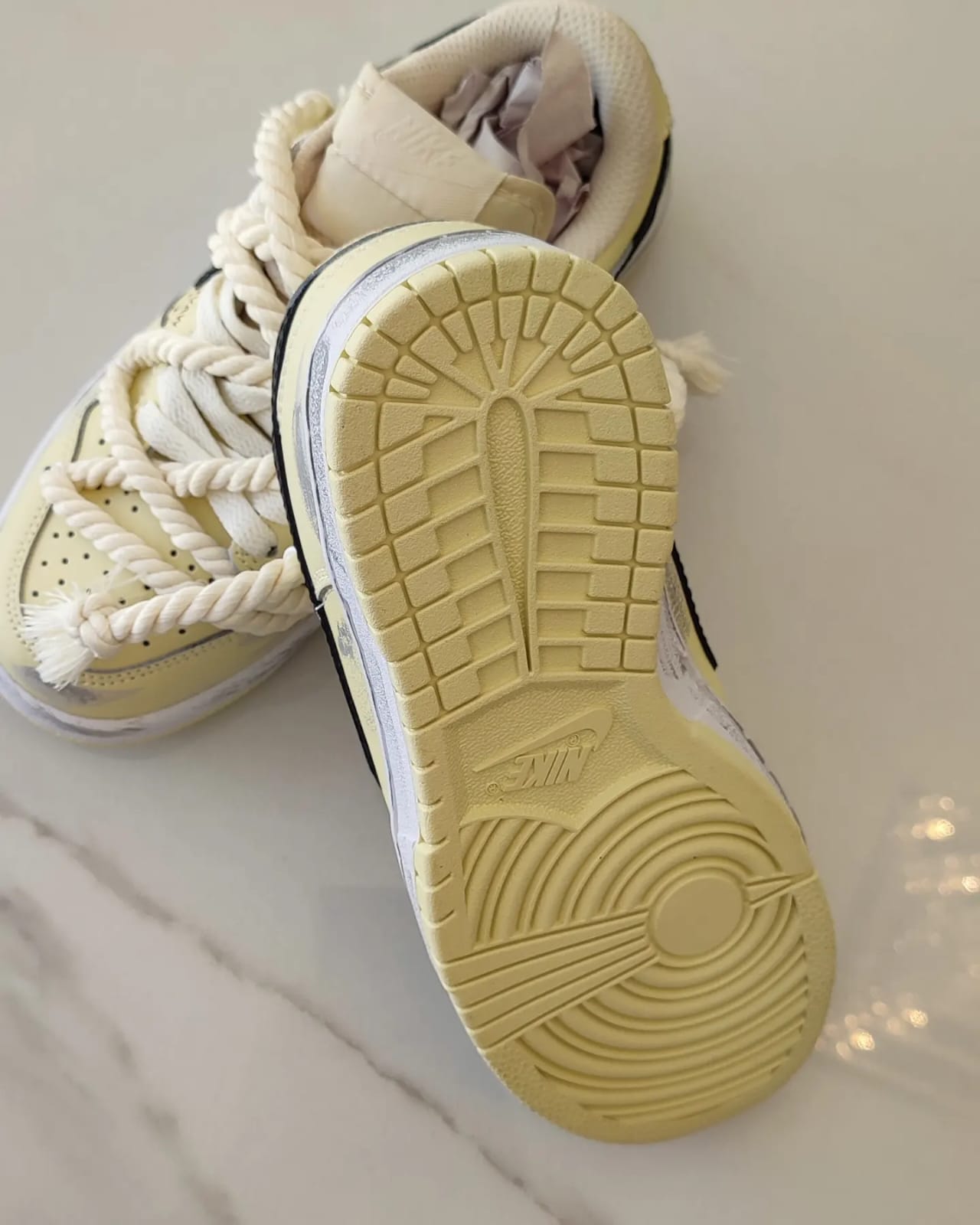Nike Dunk Low "Rope Coffee" Custom (foto 4)