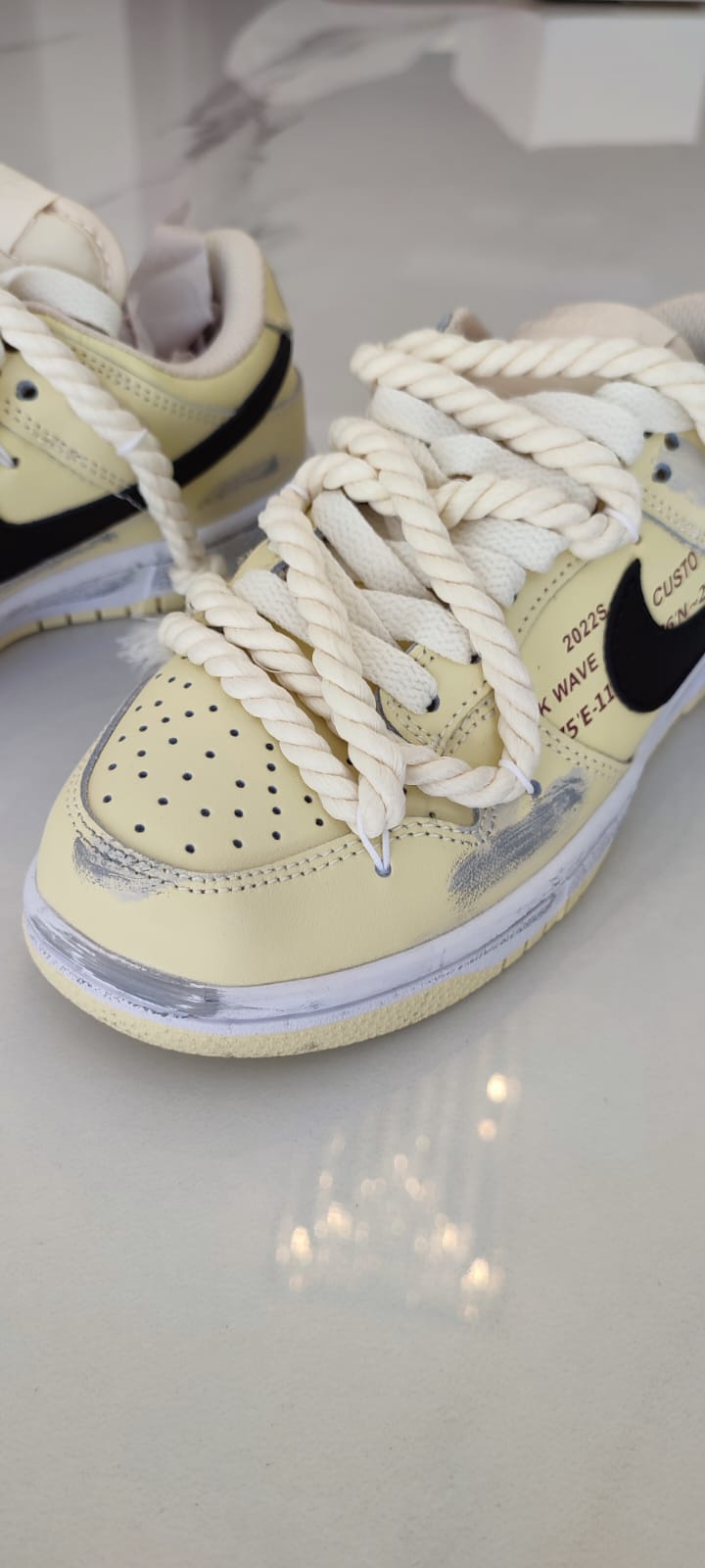 Nike Dunk Low "Rope Coffee" Custom (foto 5)
