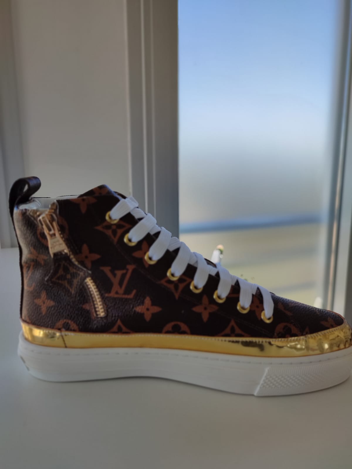 Louis Vuitton Stellar Sneaker Boot "Monogram Patches" (foto 4)