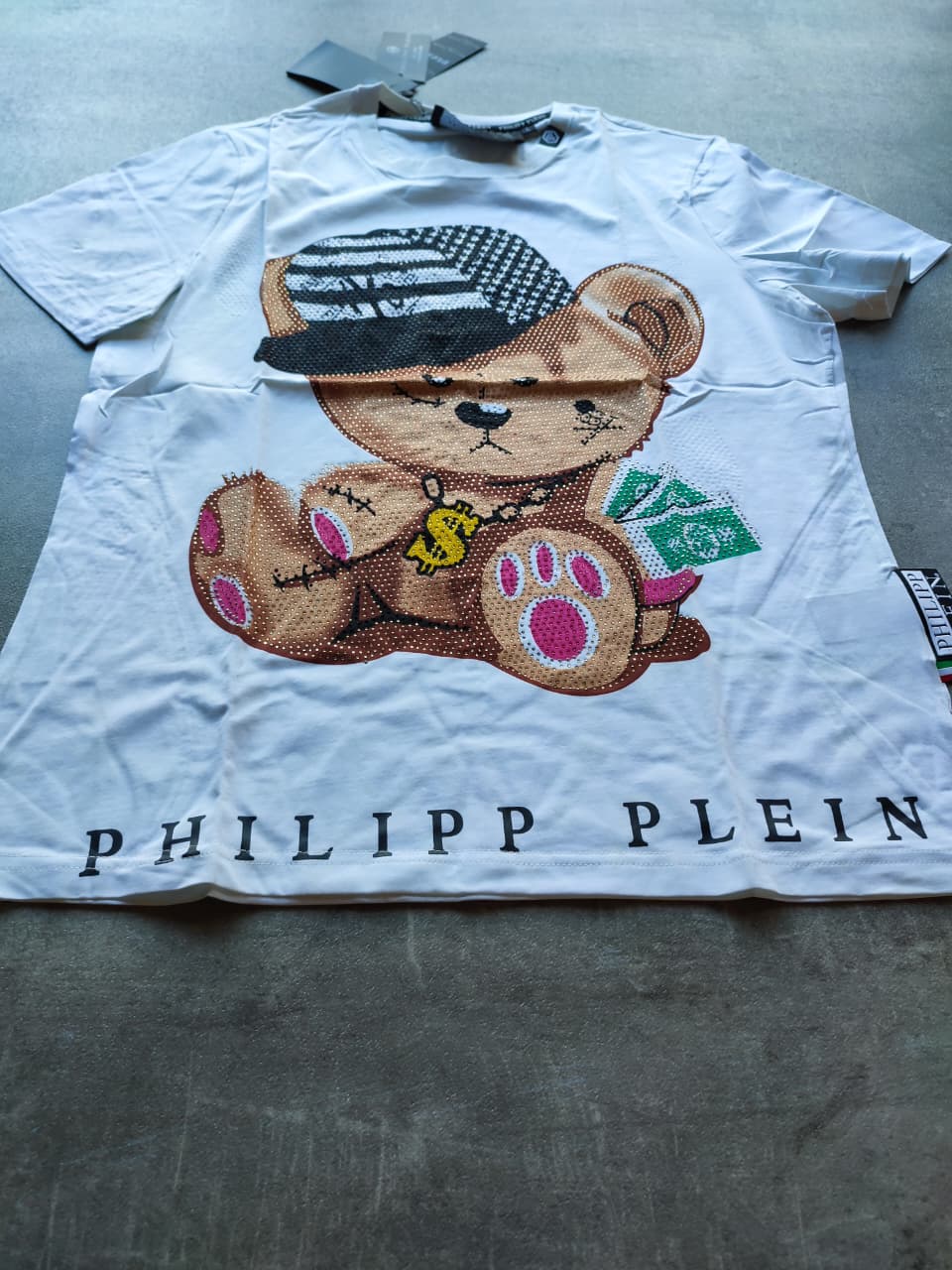 Remera Philipp Plein Teddy Bear Strass (foto 2)