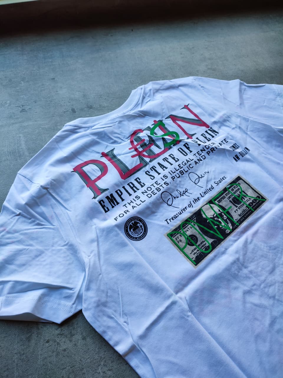 Remera Philipp Plein Dollar Bill (foto 3)