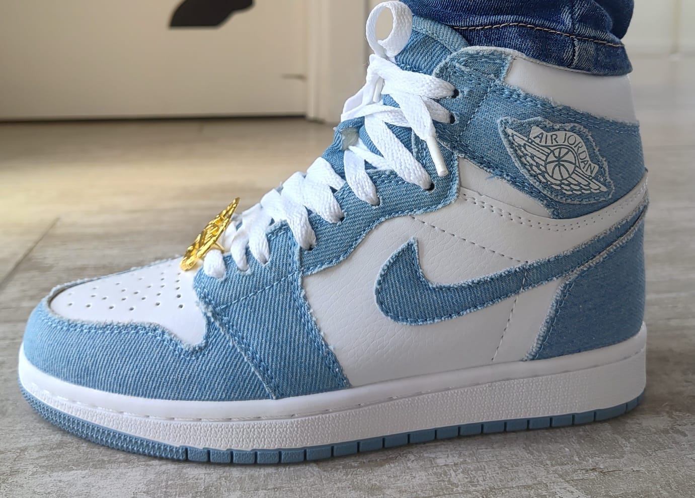 Zapatillas Air Jordan 1 High Denim (foto 2)