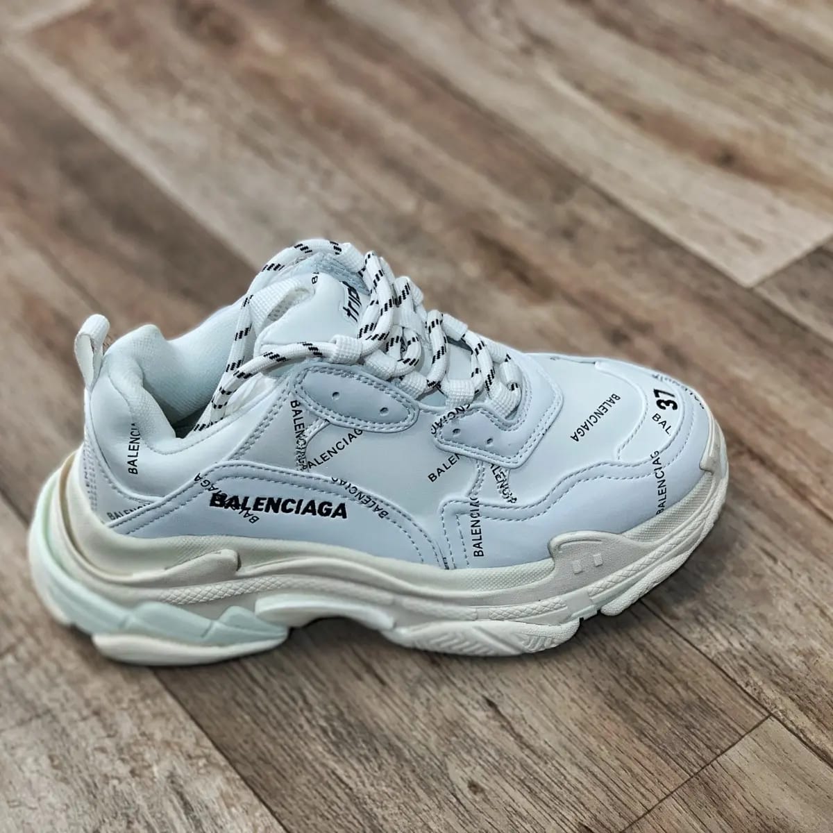 Zapatillas Balenciaga Triple S Allover Logo