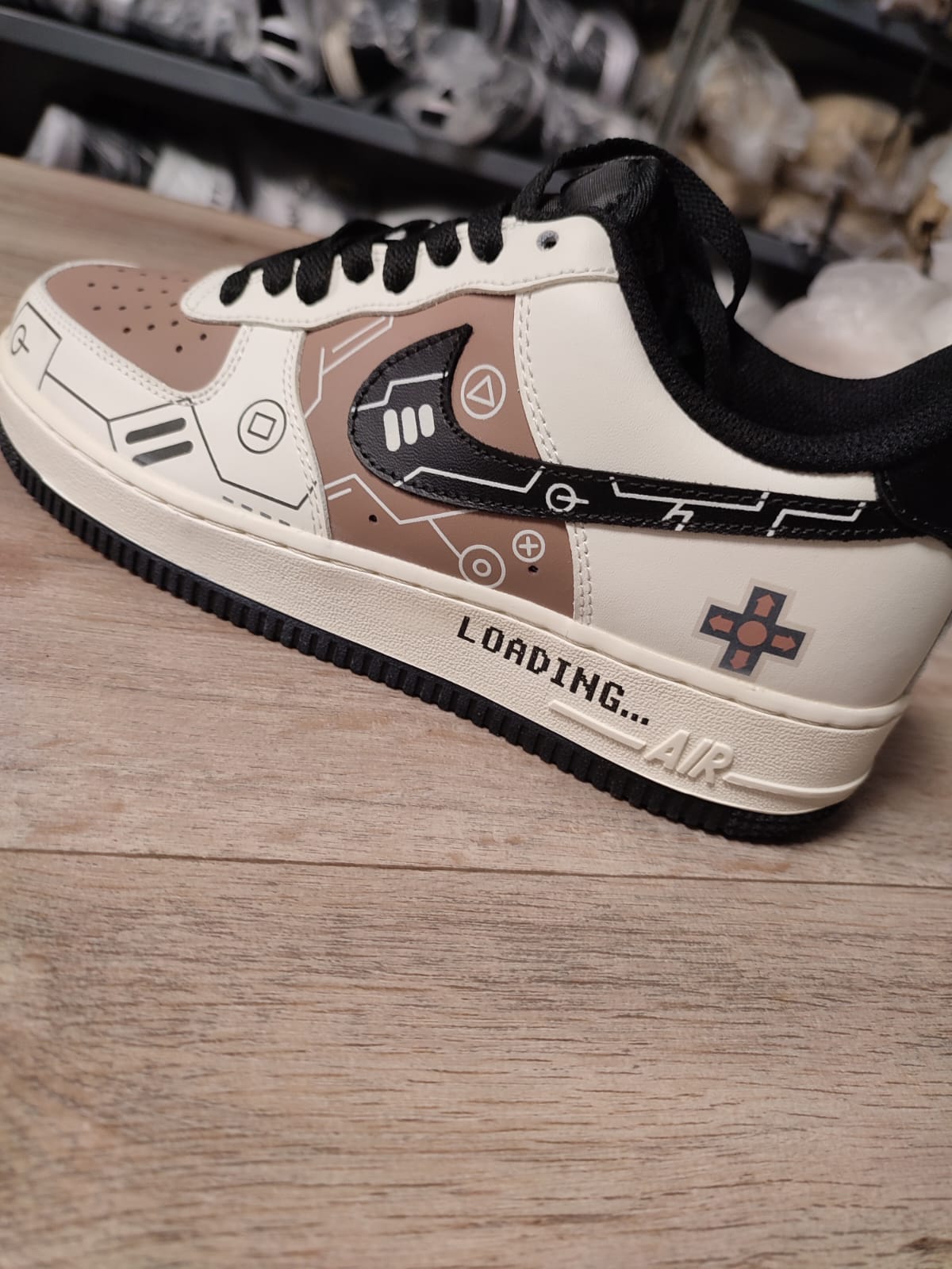 Nike Air Force 1 Low "Gamer Loading" (Custom Design) (foto 3)