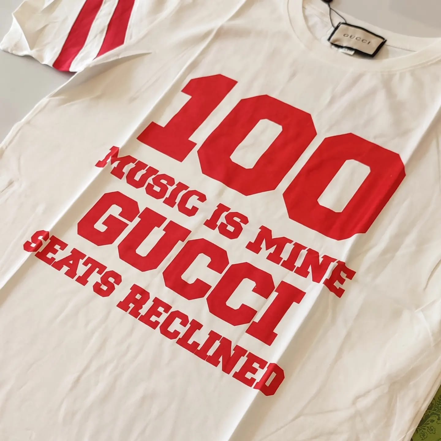 Remera Gucci 100 Centenario "Music Is Mine" (foto 2)