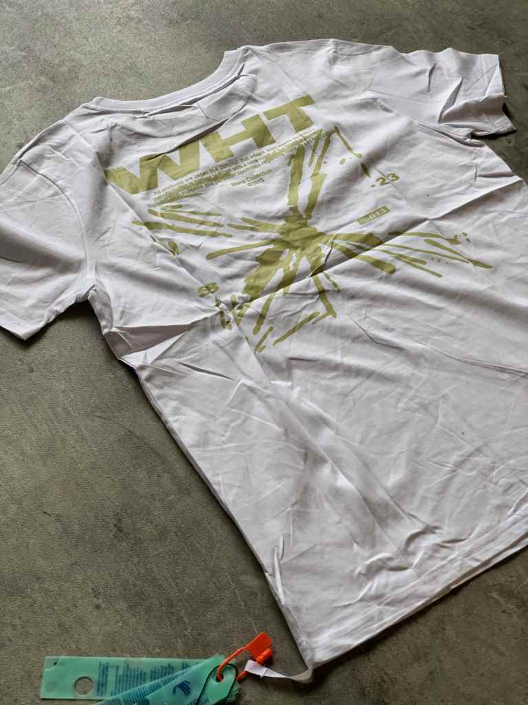 Remera Off-White Splash Arrow Negra (foto 5)