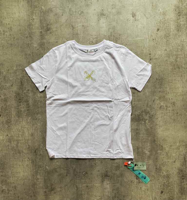 Remera Off-White Splash Arrow Negra (foto 4)